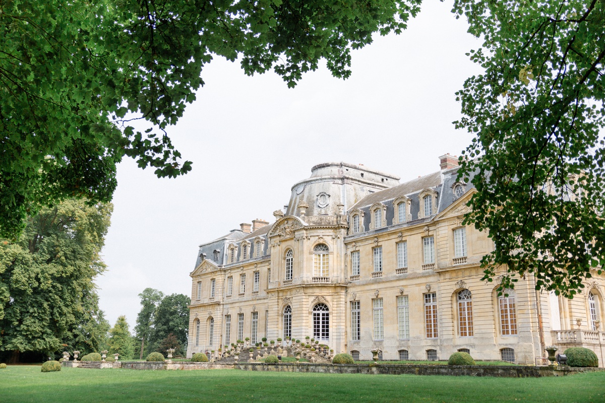 château de Champlâtreux vue coté jardin