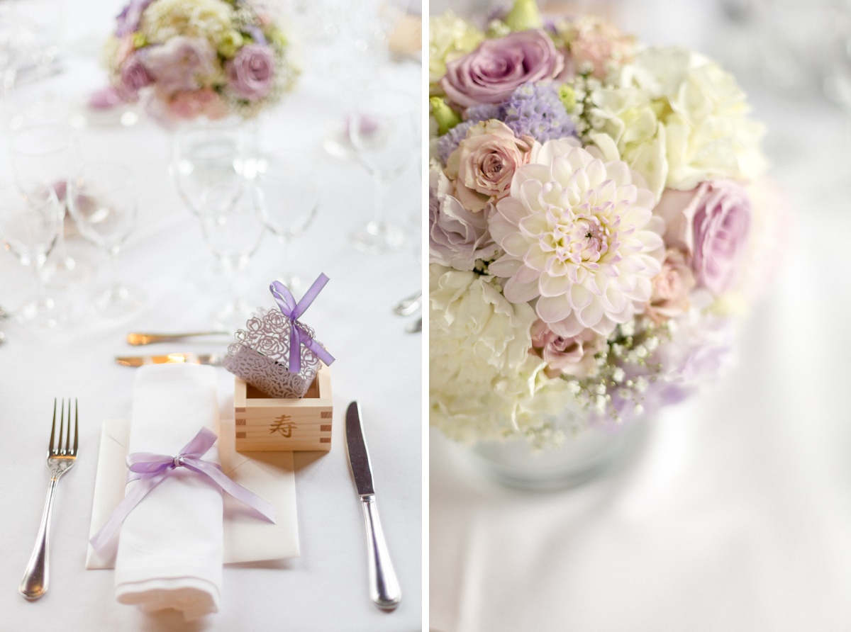 decoration de table, fleuriste essonne , mazu japonais mariage